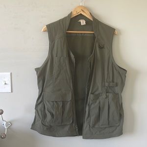 Duluth Trading Company Garden Vest olive green size XL